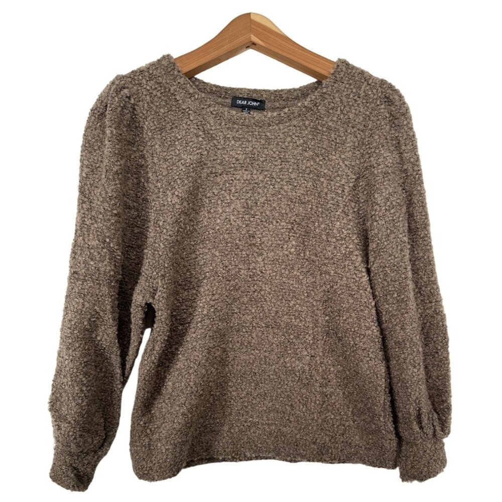 Dear John Anthropologie Womens Sweater Sz S Brown… - image 1